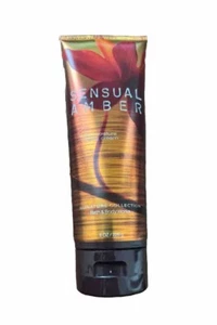 Bath and Body Works Sensual Amber Triple Moisture Body Cream Lotion 8 oz RARE - Picture 1 of 1