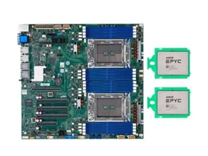 TYAN  (S8253GM2NE) Motherboard AMD EPYC 7532 64C/125T 256MB(7763) CPU PCIE 4.0 - Picture 1 of 8