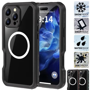 For iPhone 16 Pro Max 16 Plus Waterproof Case w Magsafe Screen Protector Cover - Picture 1 of 14