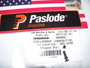 "NUEVO"" Paslode Part # 900630 Pin de Bloqueo - Imagen 1 de 1