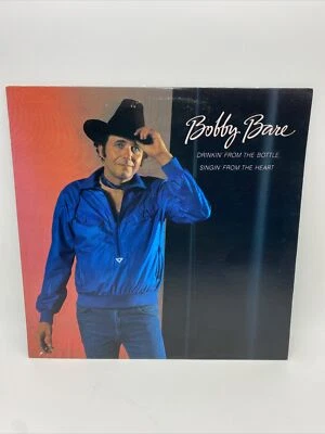 Bobby Bare Deinkin From The Bottle Singin From The Heart LP 1983 Promo CBS - Image 1 of 4