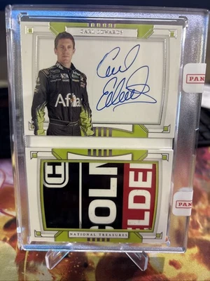 2020 National Treasures Racing Carl Edwards Auto Sheet Metal Booklet /25 - Image 1 of 4