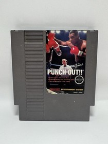 Vintage Mike Tyson's Punch-Out!!  NES Game Cartridge 1987 Authentic Free Ship