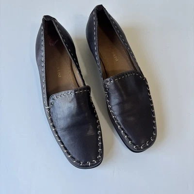 Mocasín Enzo Angiolini Marrón Cuero Genuino Superior Mujer 6.5M Informal Academia S3 Foto 1 de 4