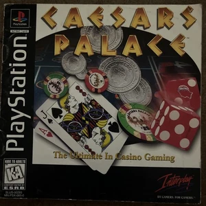 Caesars Palace (Sony PlayStation 1, 1998) PS1 Manuale Istruzioni Libretto - Foto 1 di 2