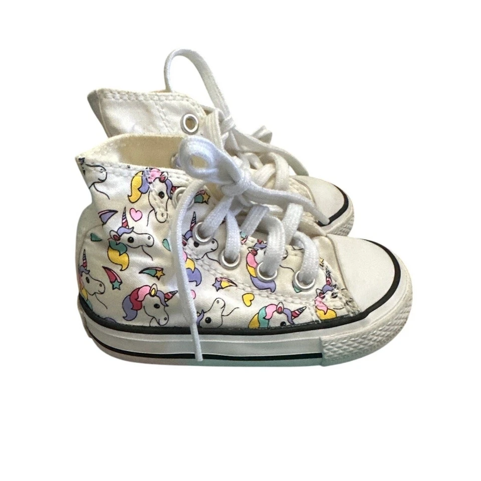 Zapatillas altas Converse Rainbow Unicorn talla bebé niño talla 4 Foto 1 de 4