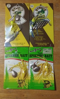Juego de 4 señuelos de pesca Spinner Bait nuevos Foto 1 de 2