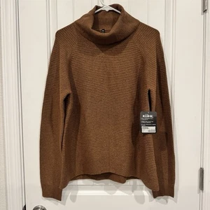 Kuhl Damen Trost Pullover Größe S Kupferfarben Gerippt Rollkragen - Bild 1 von 8