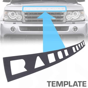 LAND ROVER RANGE ROVER SPORT L320 2005-13 FRONT LETTERING TEMPLATE TMP320-FRONT - Picture 1 of 6