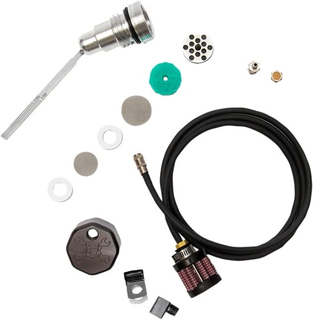 Varilla de medición de aceite ventilada Feuling negra #3090 Harley Davidson Dyna Foto 1 de 1