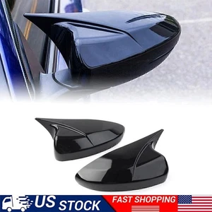 Pair For 2018~2020 Honda Accord Carbon Fiber ox Horn Rear view mirror cover trim - Picture 1 of 13