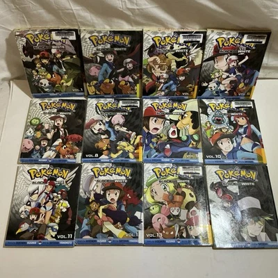 Pokémon Black And White Lot Vols 1 4 7 10-16 20 English Lot of 11 Hidenori - Image 1 of 4