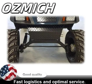 Fit EZGO TXT/PDS Golf Cart 94Up Diamond Plate Front Bumper Shock Cover Aluminum - Picture 1 of 12