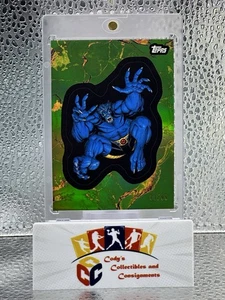 2025 TOPPS MARVEL COMIC BOOK HEROES 1975 GOLDEN ANNIVERSARY BEAST GREEN REF /99 - Picture 1 of 11
