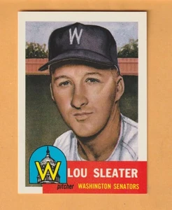 Lou Sleater Washington Senators 1991 Topps Archives #224 Maryland Terrapins - Imagen 1 de 2
