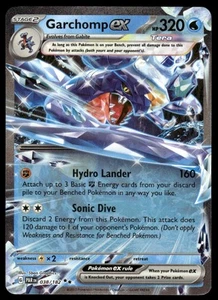 Pokemon TCG SV04: Paradox Rift #038/182 Garchomp ex NM - Picture 1 of 2