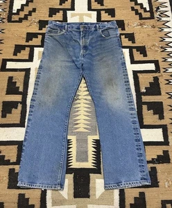 Vintage Levis 517 Jeans Herren 36x28 (Etikett 38x30) Blau Bootcut Distressed Faded - Bild 1 von 9