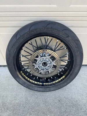 Suzuki DRZ400 SM Rear Wheel Supermoto - Image 1 of 4