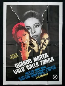 QUANDO MARTA URLò DALLA TOMBA manifesto poster mansión de la niebla Horror 30 - Foto 1 di 2