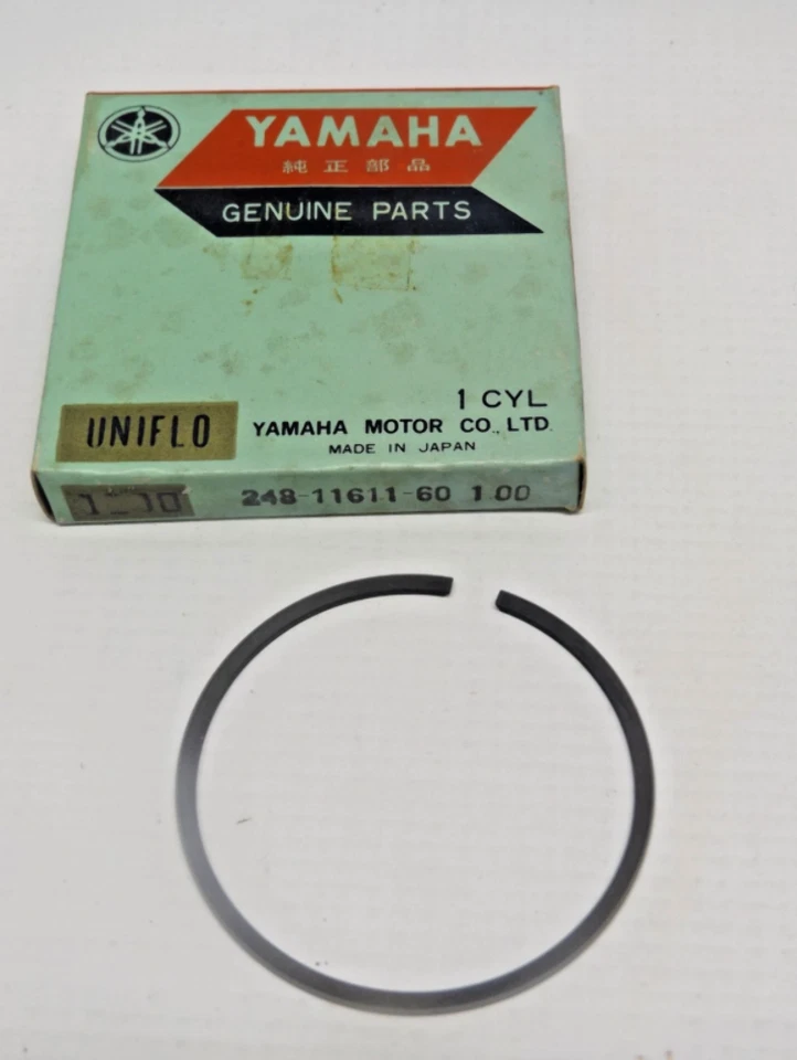 Yamaha AT1 1969-1971 OEM CUARTO anillo de pistón 1,00 mm 248-11611-60 Foto 1 de 1