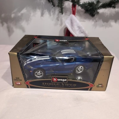 Dodge Viper GTS 1996 cupé, [juguete Burago] coche construido en metal fundido, escala 1/18 Foto 1 de 4