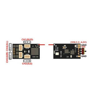 CROSSOVER-RX Ma-RX42-F2/F2+(FRSKY-D16) Built-in ESC/5CH MicroRX/TELEM - Picture 1 of 5