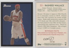 2009-10 Bowman '48 Black /48 Rasheed Wallace #23