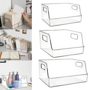 Fridge Organizer Bin Cans Book Storage Container for Dorm Pantry Countertops - Picture 1 of 22
