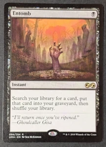 Magic The Gathering - 1x Entomb - Ultimate Masters - Casi nuevo - Raro negro - Magic The Gathering #94 - Imagen 1 de 9