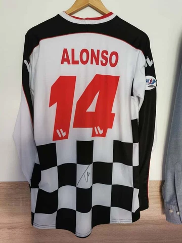 F1, Formula 1 Fernando Alonso SIGNED!!!! Nazionale Piloti personal match shirt Cover