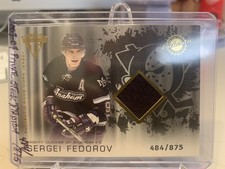 2003-04 Pacific Private Stock Titanium SERGEI FEDOROV Jersey Relic /875