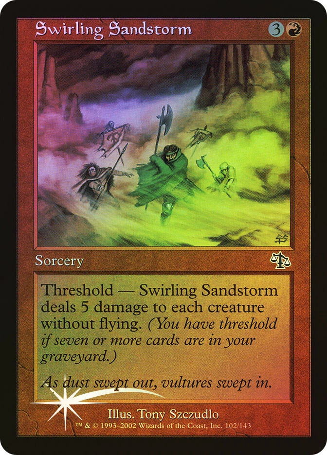 MTG FOIL Swirling Sandstorm  - Judgment #102 - Image 1 of 1