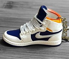 New Mini 3D~AIR JORDAN ~ sneaker shoe keychain ~ White /Blue /Yellow