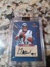 2023 WILD CARD 7 CARD STUD C.J. STROUD ROOKIE AUTO CARD #2/3 TEXANS COLOR MATCH