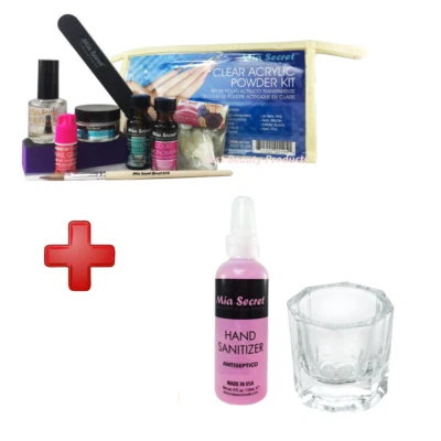 MIA SECRET Acrílico Transparente Mani/Pedi Juego de Herramientas Plato Dappen + (Kit-01) + (HS-60) Foto 1 de 2