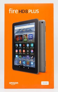 Amazon Fire HD 8 Plus 12. Gen 32GB, Wi-Fi, 8 Zoll - Grau (mit Werbung) NEU & OVP - Bild 1 von 3