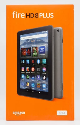Amazon Fire HD 8 Plus 12. Gen 32GB, Wi-Fi, 8 Zoll - Grau KEINE Werbung OVP - Bild 1 von 3