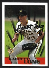 1996 TOPPS #241  Garrett Long  PITTSBURGH PIRATES  SIGNED AUTOGRAPH AUTO COA