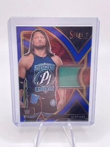 2023 WWE Select - Panini - Selective Swatches - Blue /49 - #8 AJ Styles No 7 - Bild 1 von 2