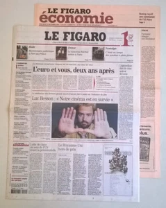 LE FIGARO N°18 475 du 31/12/2003 - L'Univers: 96% de sombre mystère / L. Besson - Foto 1 di 9
