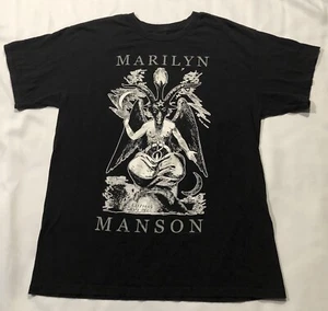T-shirt Marilyn Manson grande Winterland più grande di Satana bella gente nera - Foto 1 di 5