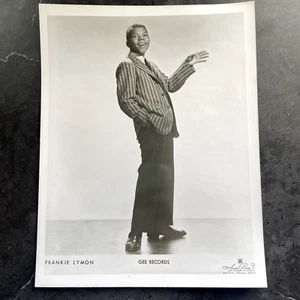 Vintage Frankie Lymon 8x10 s/w Foto Portrait - Bild 1 von 2