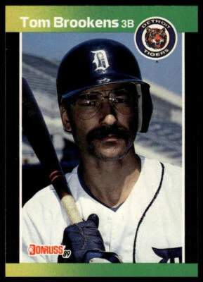 1989 Donruss #508 Tom Brookens - Image 1 of 2