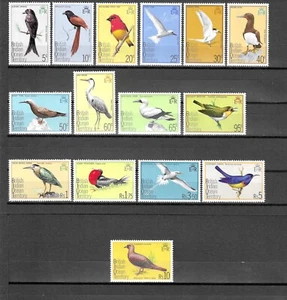 BRITISH INDIAN OCEAN TERRITORY 1975 SG 62/76 MNH - Picture 1 of 1