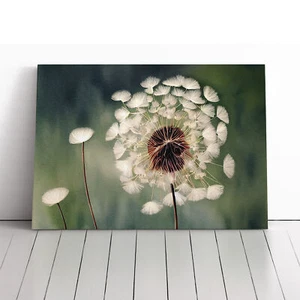 Fascinating Dandelion Flowers Canvas Wall Art Print Framed Picture Home Decor - Picture 1 of 5