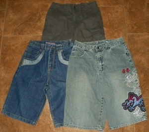 3 Boys Jeans Denim SHORTS Sz 16 BUZZCUTS Urban Pipeline PIRATES OF THE CARIBBEAN - Picture 1 of 11