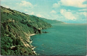 State Highway 1~Oceano Pacifico~Big Sur~Coast Highway~California CA cartolina KA15 - Foto 1 di 2