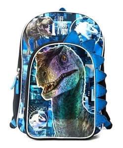 JURASSIC WORLD 17" Premium School Backpack w/ Optional Insulated Lunch Box NWT - Picture 1 of 6