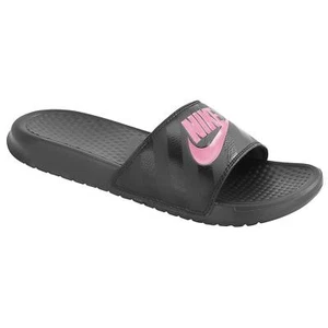 Neu Nike Benassi JDI schwarz pink Damen Sandale 343881-061 Slipper (Neu ohne Karton) - Bild 1 von 4