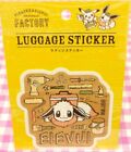 Pokemon Eevee Factory Luggage Sticker Sheet / Made in Japan Original